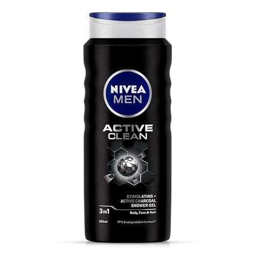 NIVEA MEN Active Clean Shower Gel, 500g