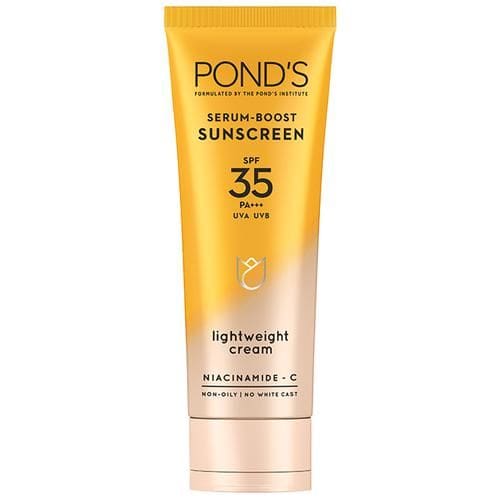 Ponds Serum-Boost Sunscreen Lightweight Cream SPF 35 PA+++, 50g