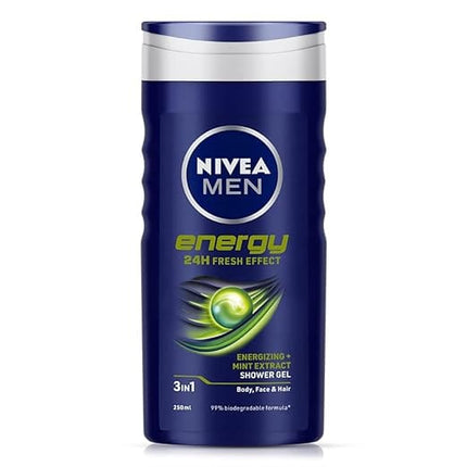 NIVEA Men ENERGY Body Wash, 250 ml