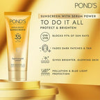 POND'S Serum boost sunscreen prevent and fade dark patches with the power of SPF55 50g