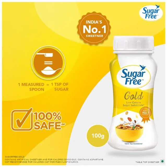 Sugar Free Gold Sweetener, 100 g Jar