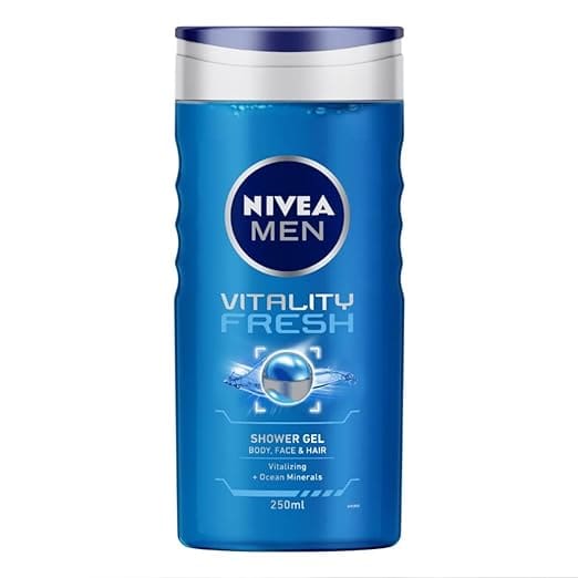 NIVEA MEN Vitality Fresh 250ml Body Wash| Shower Gel