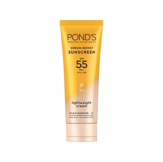 POND'S Serum boost sunscreen prevent and fade dark patches with the power of SPF55 50g