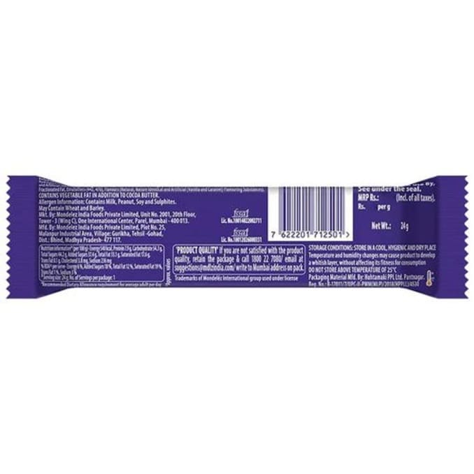 Cadbury Fuse Peanut & Caramel Filled Chocolate Bar, 25gm