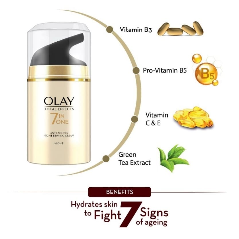 Olay 7-In-1 Total Effects Night Cream (50g)