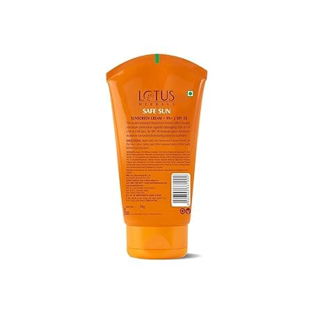 Lotus Herbals Safe Sun Sunscreen Cream - Breezy Berry SPF 20 PA+ 50g