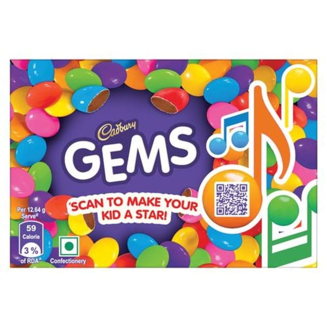 Cadbury Gems Chocolate, 25gm