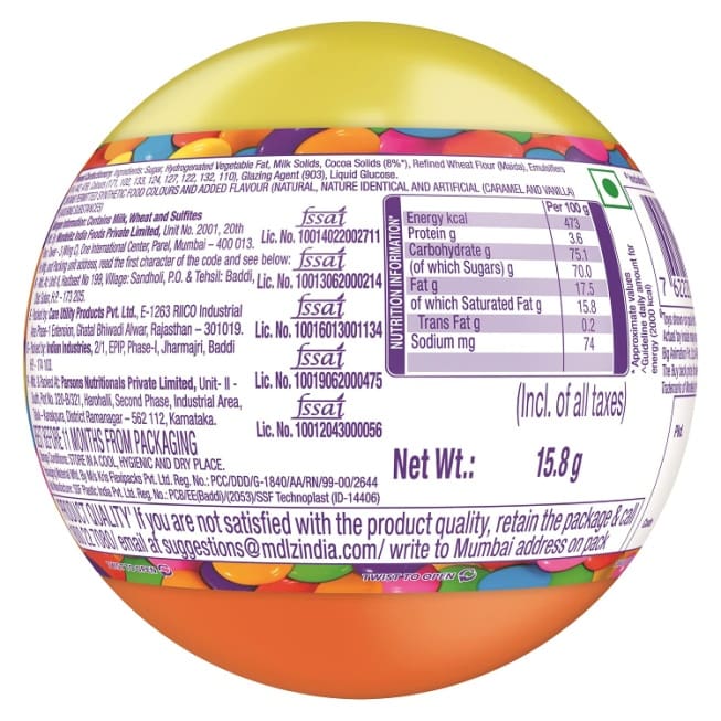 Cadbury Gems Surprise Chocolate Pack, 15.8gm