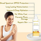 WishCare SPF50 Sunscreen Body Lotion - Broad Spectrum 200 Ml