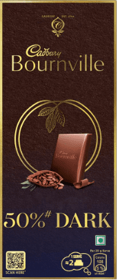 Cadbury Bournville Rich Cocoa Dark Chocolate Bar, 80 gm