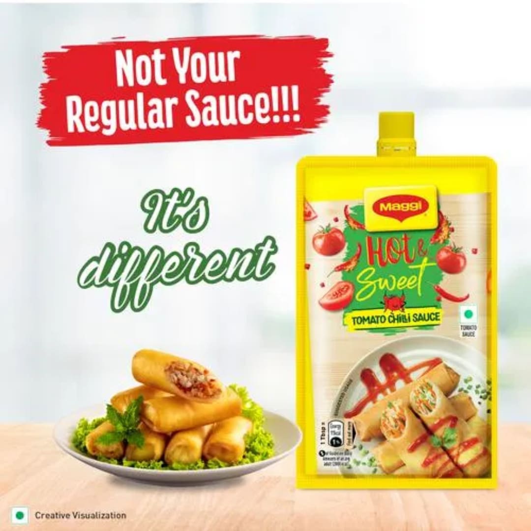 MAGGI Hot & Sweet - Tomato Chilli Sauce / Ketchup, 80g Pouch