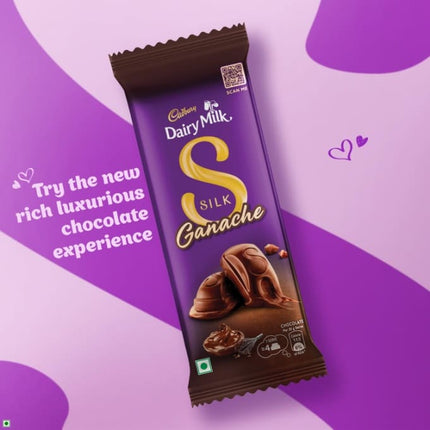 Cadbury Dairy Milk Silk Ganache Chocolate Bar, 58 gm