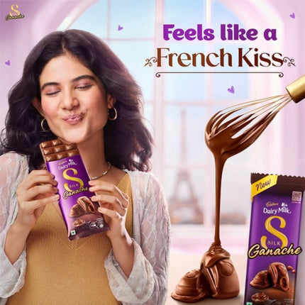 Cadbury Dairy Milk Silk Ganache Chocolate Bar, 58 gm