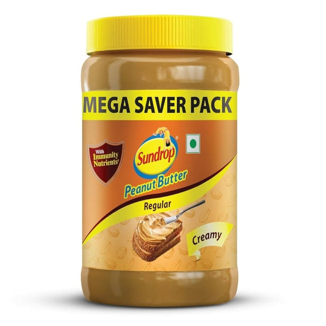 Sundrop Peanut Butter Regular Creamy, 924gm