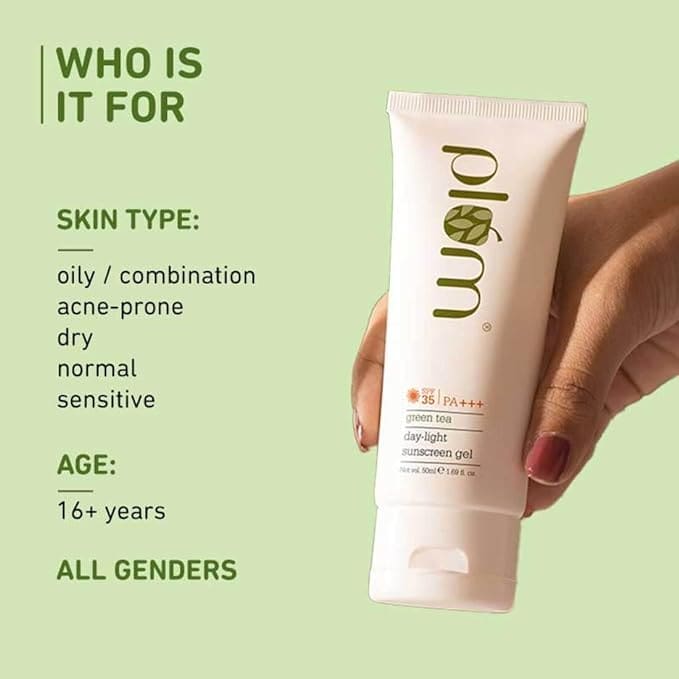 Plum Green Tea Day-Light Sunscreen SPF 35 PA+++ 50g