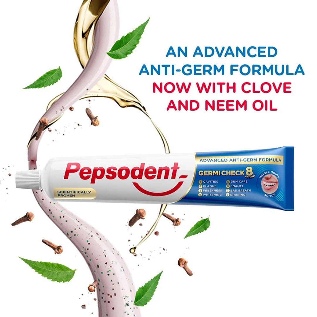 Pepsodent Germicheck 12h Germ Protection Toothpaste, 100gm