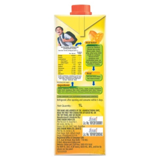 DABUR Real Alphonso Mango Fruit Juice-1L