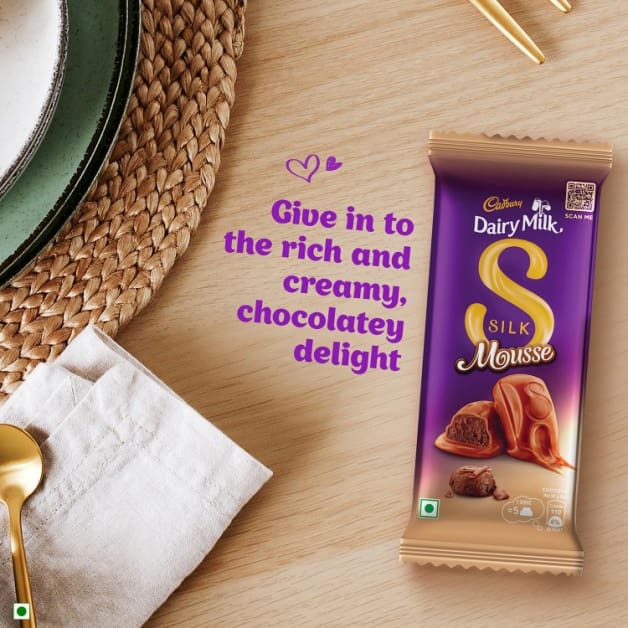 Cadbury Dairy Milk Silk Mousse Chocolate Bar, 116gm