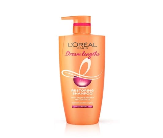 L'Oreal Paris Shampoo, Nourish, Repair & Shine, For Long and Lifeless Hair, Dream Lengths, 650ml