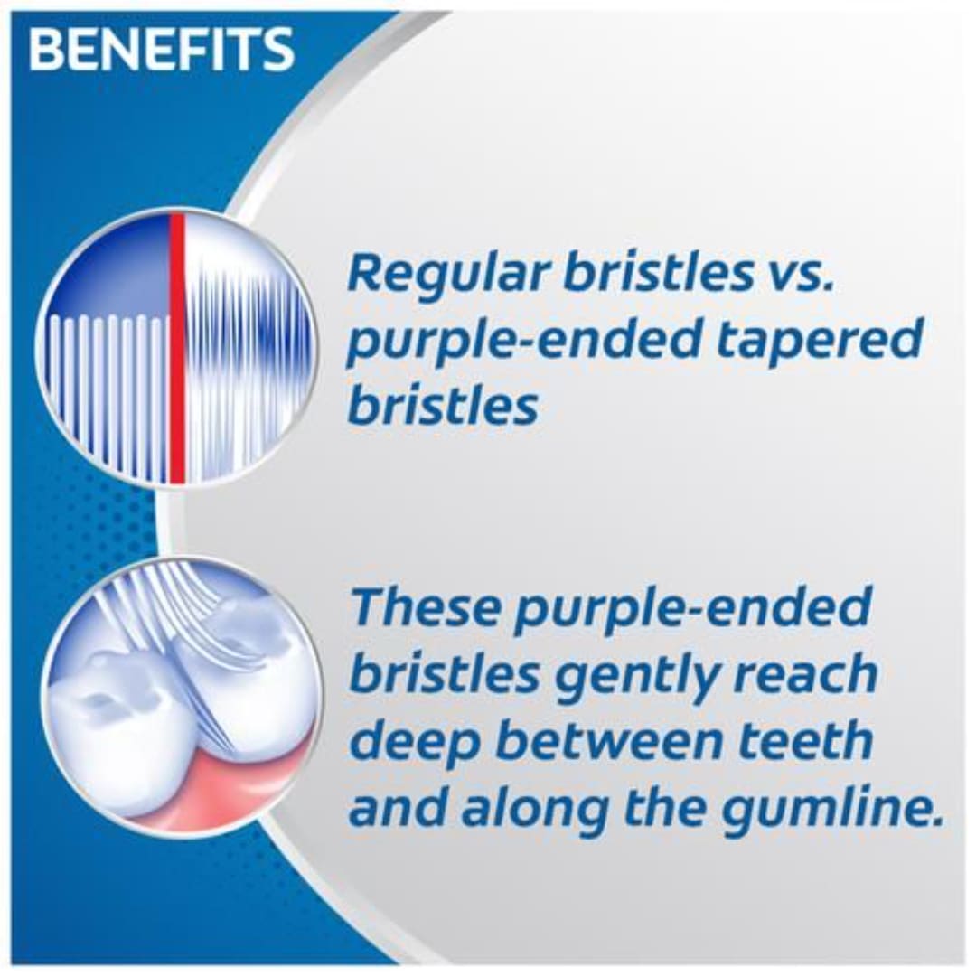 Colgate Toothbrush - 360 Degree Flosstip, Medium Bristles, 2 pcs Buy 2 Get 1 Free