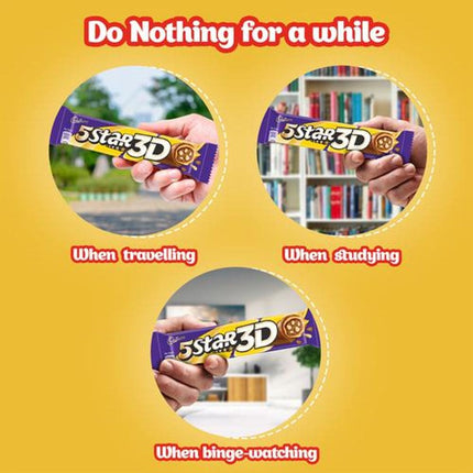 Cadbury 5 Star 3D Chocolate Bar, 42gm