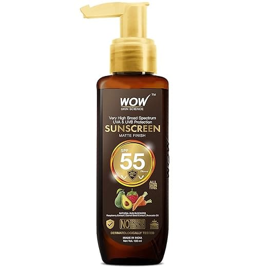 WOW Skin Science Sunscreen SPF 55 PA+++ 100ml