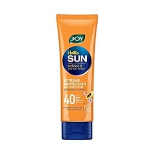 Joy Hello Sun Sunblock & Anti Tan Lotion Sunscreen SPF 40 PA+++,120ml