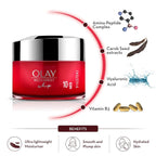 Olay Regenerist Whip Mini Cream | Ultra Lightweight | Hydrated, Plump, Bouncy Skin | With Hyaluronic Acid, Niacinamide and Peptides | Normal, Oily, Dry, Combination Skin | 10g