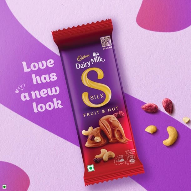 Cadbury Dairy Milk Silk Fruit and Nut Chocolate Bar, 55gm