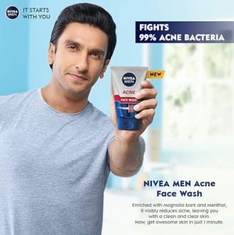 NIVEA Men Face Wash, ACNE 100g