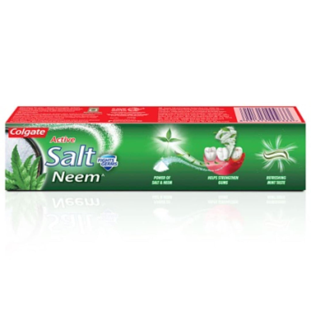 Colgate Active Salt Neem Toothpaste, Germ Fighting Toothpaste for Healthy, Tight Gums, 100g