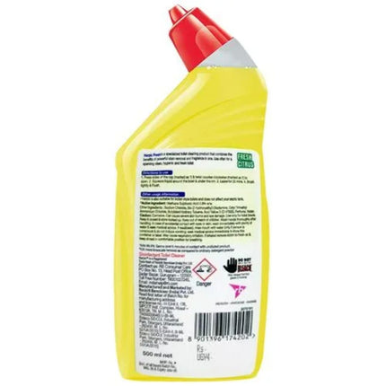 Harpic Organic Active, Toilet Cleaner Liquid, Citrus, 500 ml