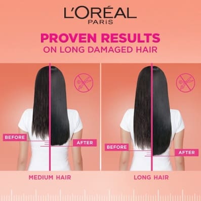 L'Oreal Paris Leave-In Conditioner, Repairs, Protects & Smooths, For Long and Lifeless Hair, Dream Lengths No Haircut Cream, 50ml