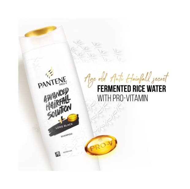 Pantene Advanced Hairfall Solution Long Black Shampoo, 180ml