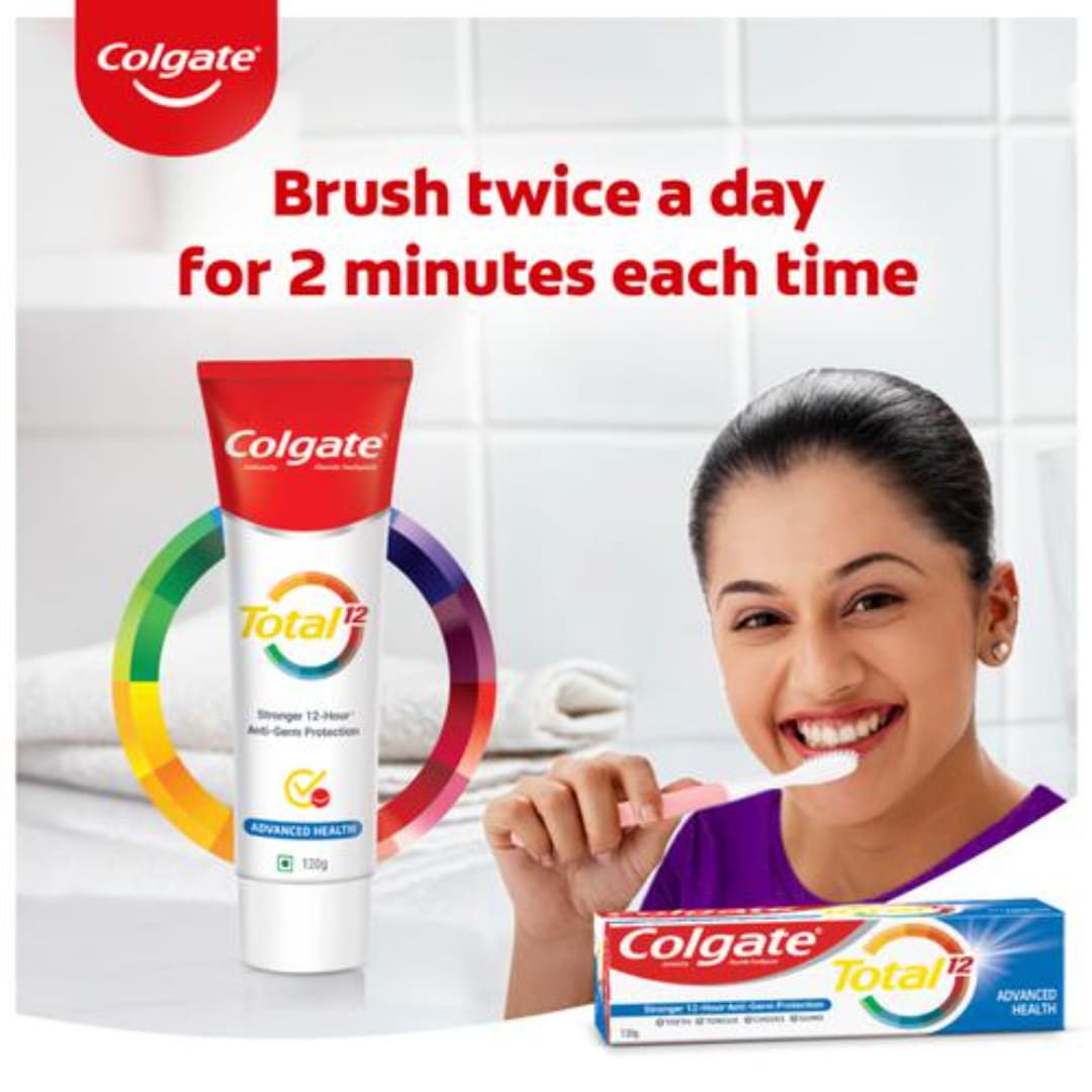 Colgate Whole Mouth Health, Antibacterial Toothpaste, 120 g