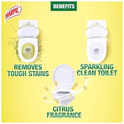 Harpic Organic Active, Toilet Cleaner Liquid, Citrus, 500 ml