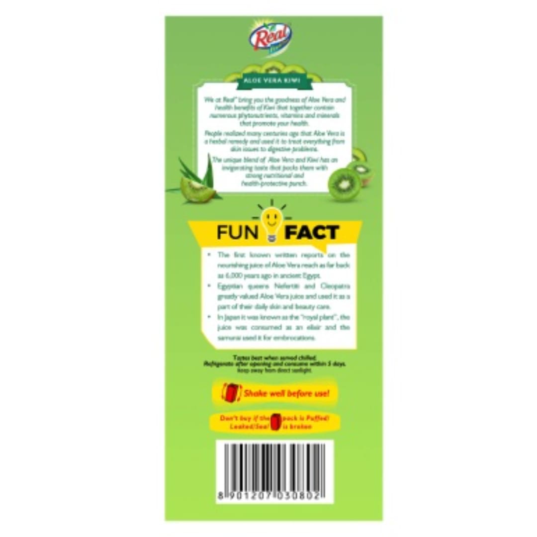 DABUR Real Aloe Kiwi Pouch, 1 L