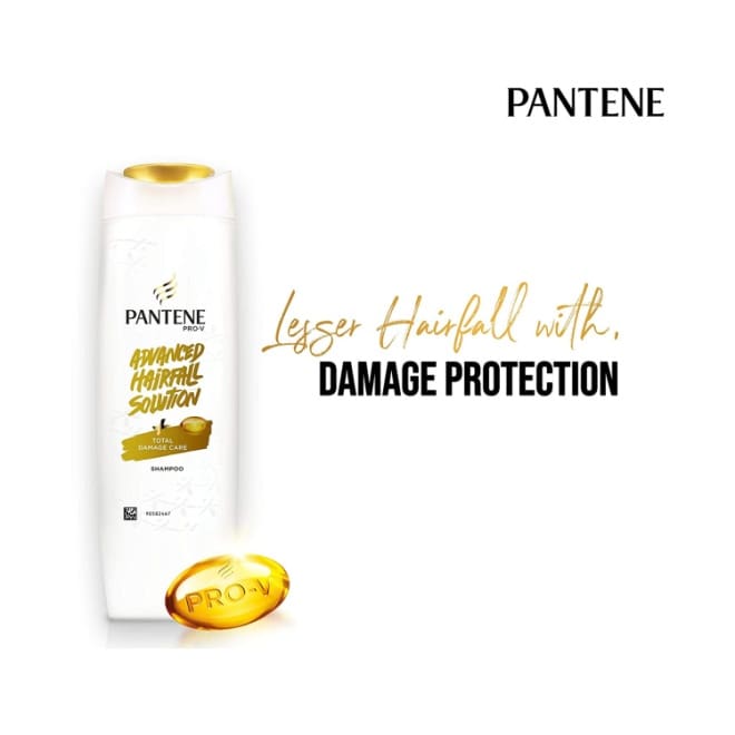 Pantene Advanced Hairfall Solution Anti-Hairfall Total Damage Care Shampoo, 180ml