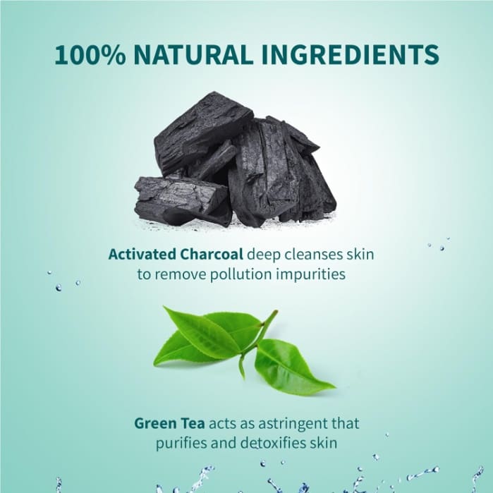 Himalaya Pollution Detox Charcoal Face Wash, 50ml
