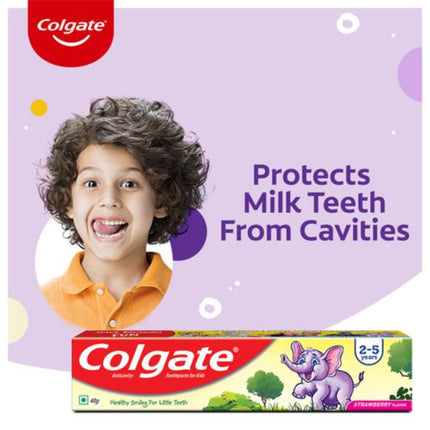 Colgate Kids Toothpaste - 2-5 Years, Strawberry Flavour, 30 g