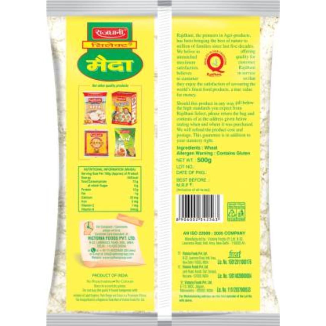 Rajdhani Flour - Maida, 500gm