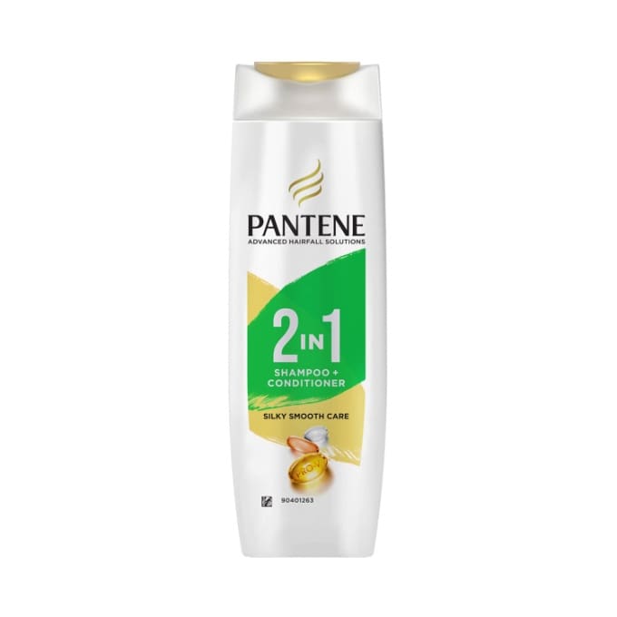 Pantene Advanced Hairfall Solution 2-In-1 Silky Smooth Shampoo & Conditioner, (340ml)
