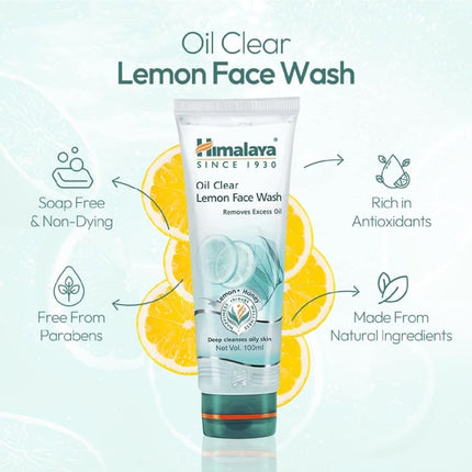 Himalaya Herbals Oil Clear Lemon Face Wash, 50ml