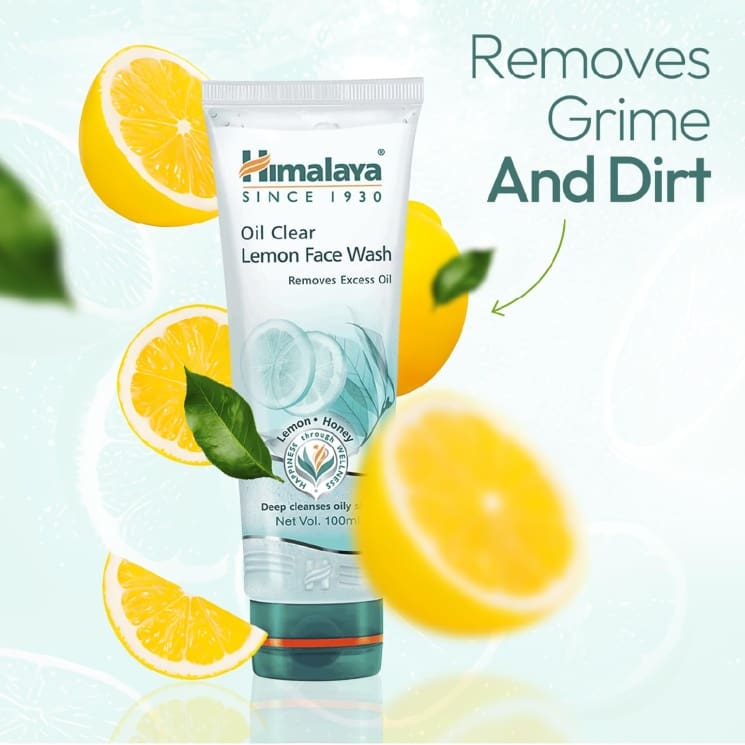 Himalaya Herbals Oil Clear Lemon Face Wash, 100ml