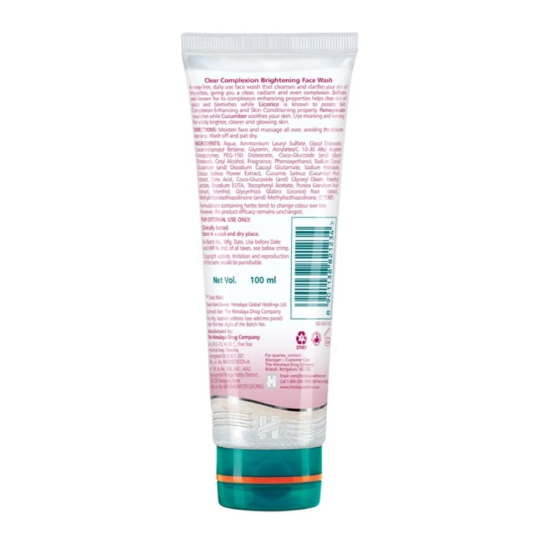 Himalaya Clear Complexion Brightening Face Wash, 100ml