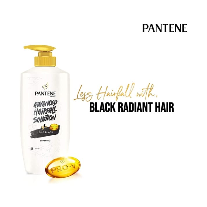Pantene Advanced Hairfall Solution Long Black Shampoo, 650ml