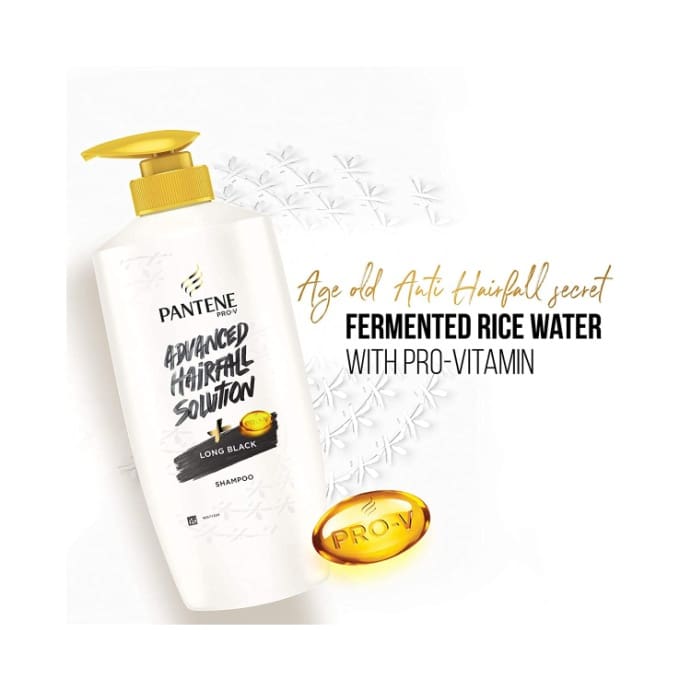 Pantene Advanced Hairfall Solution Long Black Shampoo, 650ml