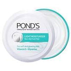 Ponds Light Moisturizer - With Vitamin E & Glycerin, For Non-Oily Fresh Feel, 50/49 ml