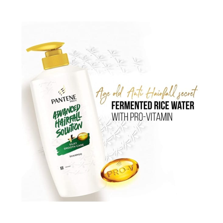 Pantene Advanced Hairfall Solution, Silky Smooth Shampoo, 650ml