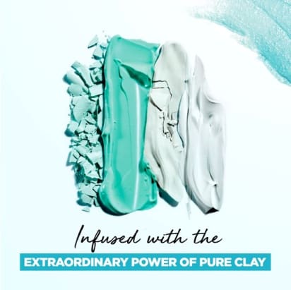 L'Oreal Paris Purifying and Hydrating Shampoo, For Oily Roots & Dry Ends, Extraordinary Clay, 180ml